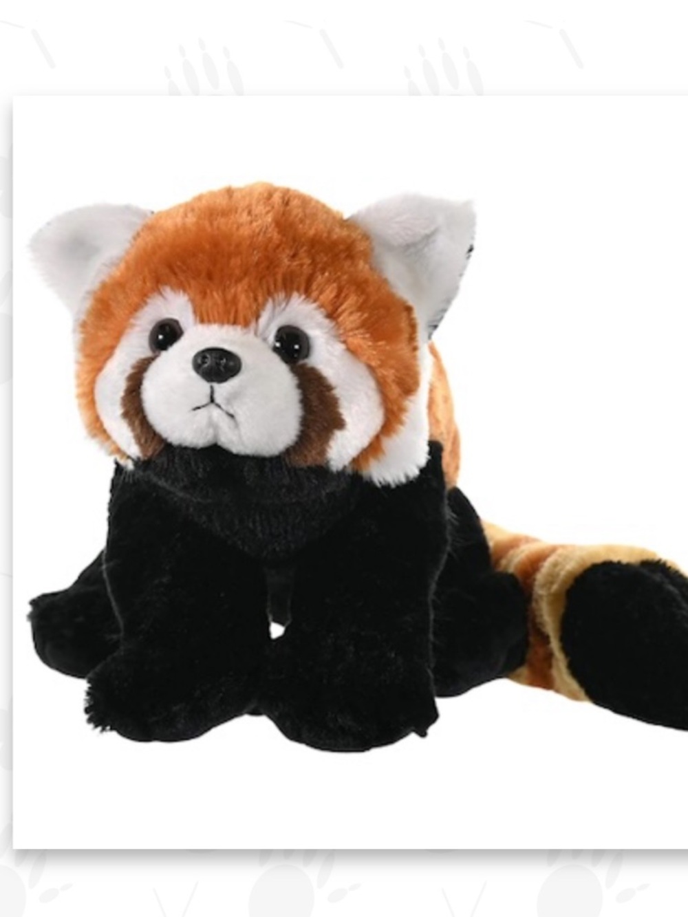 Plush Red Panda Stuffed Animal - Soft Orange and Black Plush Toy new